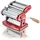 Gsd Imperia iPasta T.2/6,5 mm Rot - Manuelle Nudelmaschine aus Edelstahl