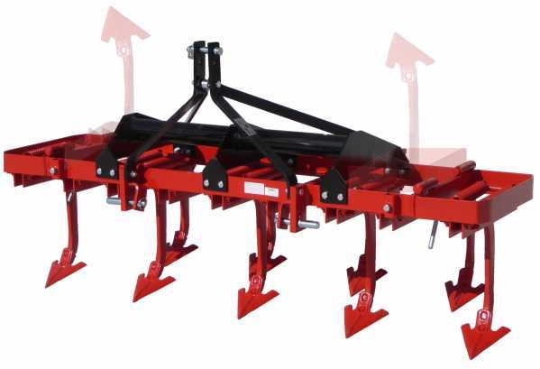 AgriEuro CMR9/7 - Feder Grubber mit kippbaren verstärkten Zinken - Grubber