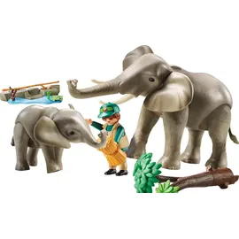 Playmobil Family Fun Elefanten im Freigehege 70324
