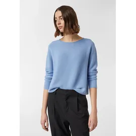 Comma, Longpullover Strukturierter Strickpullover Blau 36
