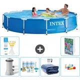 Frame Pool Rund - 366x76 Cm - 7-teilig  S282