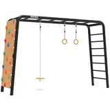 Berg Toys BERG PlayBase L Schwarz + Ringe + Kletterwand