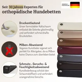 Sabro Hundekorb KUDDE 100 x 80 cm braun
