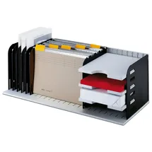Styro Sortierstation styrorac grau/schwarz mit 7 Fächern
