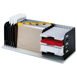 Styro Sortierstation styrorac grau/schwarz mit 7 Fächern