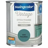 swingcolor Vintage Effektfarbe Möbel-Effektlack  (Petrolblau, 750 ml, Seidenmatt, Wasserbasiert)