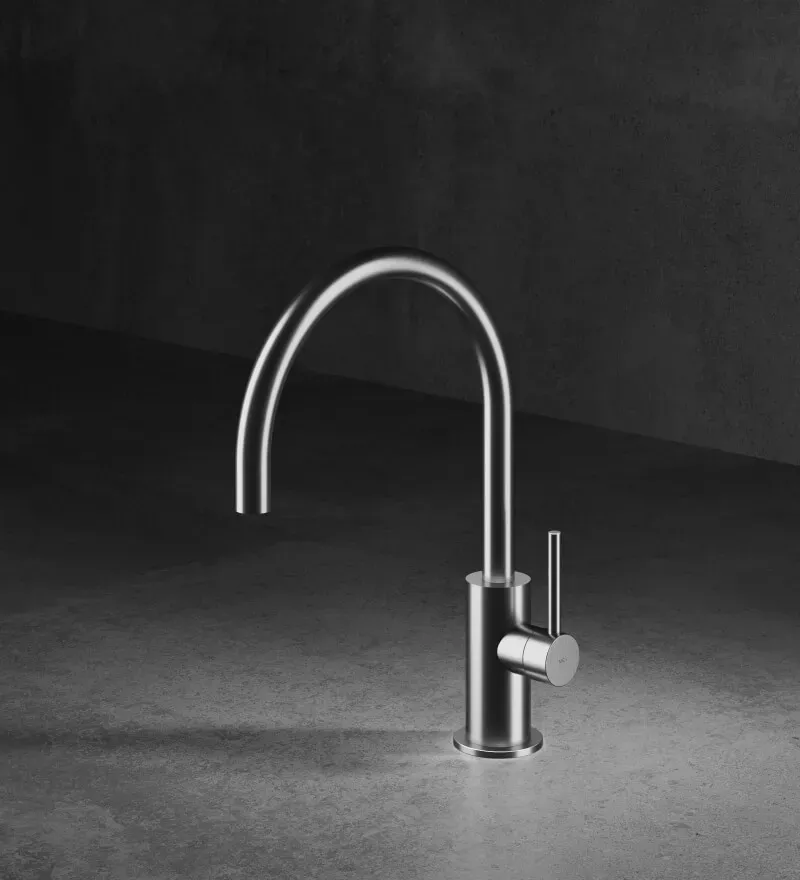 MGS MILANO Spin Einhebel-Küchenmischer - titanium