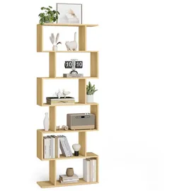 VASAGLE Bücherregal 70 x 24 x 190,5 cm Beige