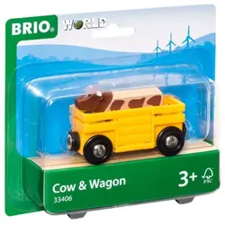 BRIO Bahn - Tierwagen mit Kuh