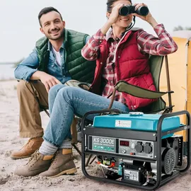 Könner & Söhnen KS 3000E Stromerzeuger Generator Benzin Notstromaggregat 3000 Watt mit E-Start