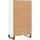 vidaXL Highboard 60 x 110 x 36 cm Weiß