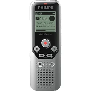 Philips DVT1250 Audiorecorder, Dunkel Silber und Schwarz