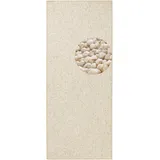 BT Carpet Wolly Läufer – Wohnzimmerteppich Flachgewebe Kurzflor Woll-Optik Wolle Skandi-Look Esszimmer, Wohnzimmer, Kinderzimmer, Schlafzimmer – Creme, 80x200cm