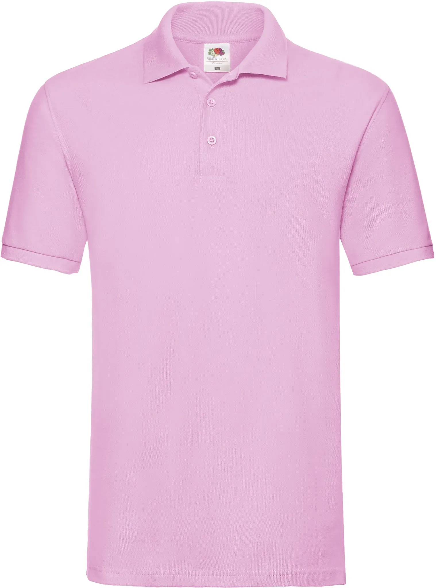 Fruit of the Loom PREMIUM POLO - Herren Polo-Shirt in versch. Faben und Größen, rose, M