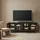 [en.casa] Boxholm Lowboard 160 x 30 x 56,5 cm Schwarz/Walnussoptik Spanplatte/Metall