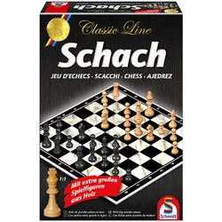 Schmidt 49082 - Classic Line, Schach, mit extra großen Spielfigure