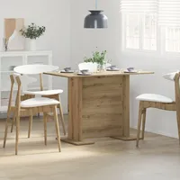 VidaXL Esstisch Artisan Eiche 110x60x75 cm Holzwerkstoff