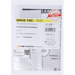 Cleartest Drogentest THC Teststreifen