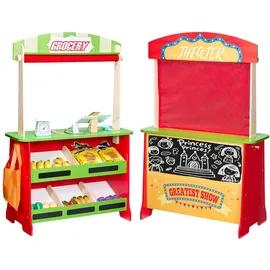 Vevor 2-in-1 Spielset Puppentheater mit Tafel (310700)