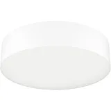 Eglo CONNECT EGLO connect.z Smart Home LED Deckenleuchte Romao-Z, ZigBee, App und Sprachsteuerung Alexa, Lichtfarbe einstellbar (warmweiß-kaltweiß), RGB, dimmbar, Textil Deckenlampe weiß