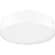Eglo CONNECT EGLO connect.z Smart Home LED Deckenleuchte Romao-Z, ZigBee, App und Sprachsteuerung Alexa, Lichtfarbe einstellbar (warmweiß-kaltweiß), RGB, dimmbar, Textil Deckenlampe weiß
