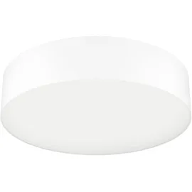 Eglo CONNECT EGLO connect.z Smart Home LED Deckenleuchte Romao-Z, ZigBee, App und Sprachsteuerung Alexa, Lichtfarbe einstellbar (warmweiß-kaltweiß), RGB, dimmbar, Textil Deckenlampe weiß