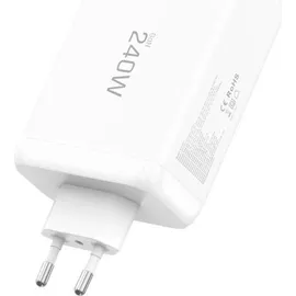 TECH-PROTECT NC240W-GaN 4-Port 240W Wandladegerät – Weiß
