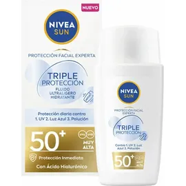 NIVEA Sonnenschutzcreme SPF 50, mit Hyaluronsäure, 40 ml