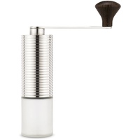 millone compact manuelle Kaffeemühle präzise Mahlgradeinstellung, zwei Edelstahl Mikrokugellager, klappbarer Griff, Bohnenbehälter 30 g, inkl. Ersatzglas + Reinigungsgranulat