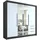 A&J MöbelLand Drehtürenschrank VIVO 200 x 215 x 59,5 cm Graphit/Weiß
