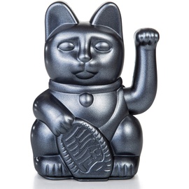 DONKEY Products - Lucky Cat Galaxy - Space Winkekatze | Japanische Glücksbringer Deko-Katze in stylischem Chrome Farbton