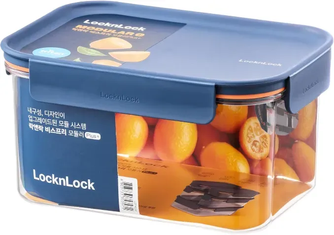 LocknLock Bisfree Modular Plus-rechteckig-1,5 l (dunkelblau)