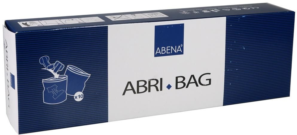 Abri-Bag Zip Beutel Hygiene Ldpe Blau 10 ST