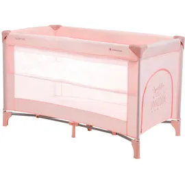 KIKKABOO Reisebett, Laufstall So Gifted 2 Ebenen Matratze, Tragetasche, Öffnung rosa pink