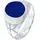 KUZZOI Ring saphir | Silber 56