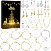 LuxusKollektion Schmuck Adventskalender 2024 Weihnachtskalender 24 Mode Schmuckset