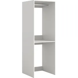 xonox.home Free Waschmaschinenschrank 66 x 195 cm Weiß Spanplatte