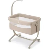 Cam il mondo del bambino Baby Beistellbett Cullami | Mehr Farben verfügbar | inkl. Wippfunktion | 8-fach höhenverstellbar, - Beige