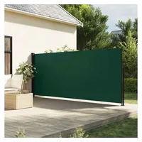 VidaXL Seitenmarkise Ausziehbar Dunkelgrün 170x300 cm