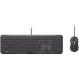 Logitech 920-013359 Tastatur USB AZERTY Belgisch Graphit