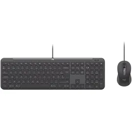 Logitech 920-013359 Tastatur USB AZERTY Belgisch Graphit