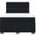 vidaXL Boxspringbett mit Matratze Schwarz 140x200 cm Samt
