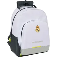 Air Val International Real Madrid 25/26 anpassbarer Rucksack 42cm - Weiß/Grau