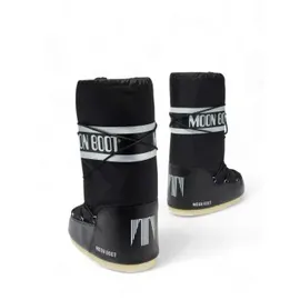 MOON BOOT für Damen. 80D1400440 Icon Nylon Stiefel schwarz (31/34), Wohnung, Keine, Lässig, Schnee