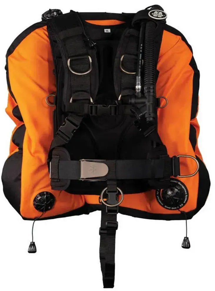 Oms Iq Lite With Deep Ocean 2.0 Bcd - Lava Orange / Black - XS