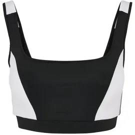 URBAN CLASSICS Color Block Sport-bh Black / White S