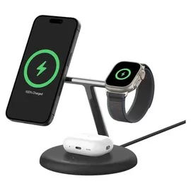 Belkin BoostCharge Pro 3-in-1 Ladestation mit Qi2, 15W, Magnetisch Schwarz