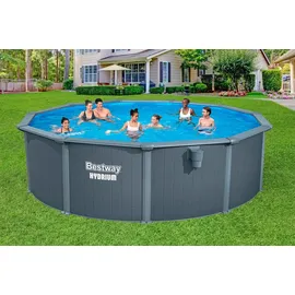 BESTWAY Hydrium Stahlwandpool Set Ø 488 x 132 cm inkl. Sandfilteranlage