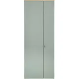 Uno Bari Garderobenschrank 78x202x38 cm salbeigrün