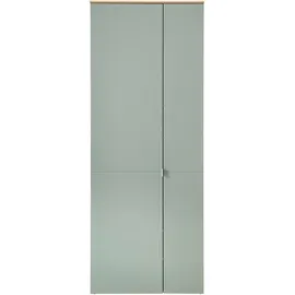 Uno Bari Garderobenschrank 78x202x38 cm salbeigrün